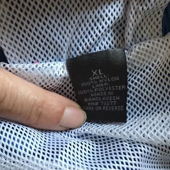 Croft & Barrow blue Red white  Men swim trunks XL - Picture 4 of 9